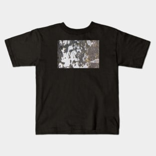 Grey tones on a scratch eroding surface. Kids T-Shirt